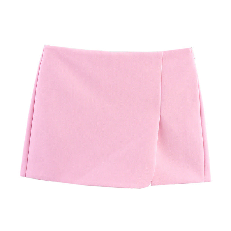 Style Women's Fashionable, Sexy, Versatile, Simple Slit Design Skirt Pants
