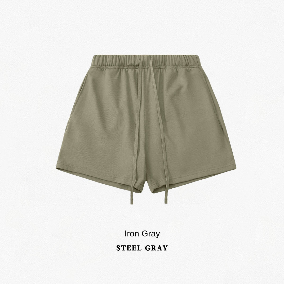 Color Series Basic Solid Color Short Pants Street Loose Trendy Five-Point Pants