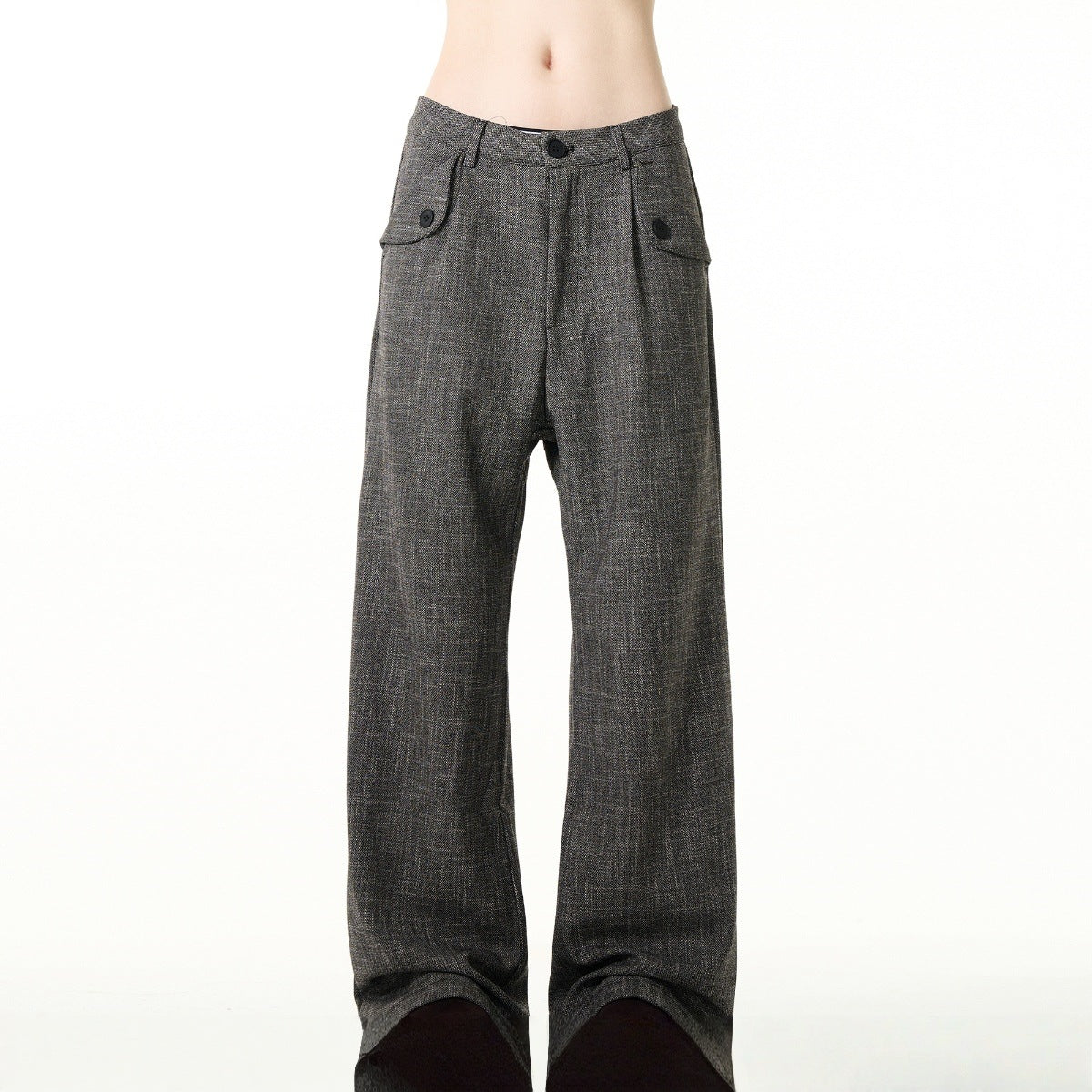 Old money style bamboo striped trousers for men and women