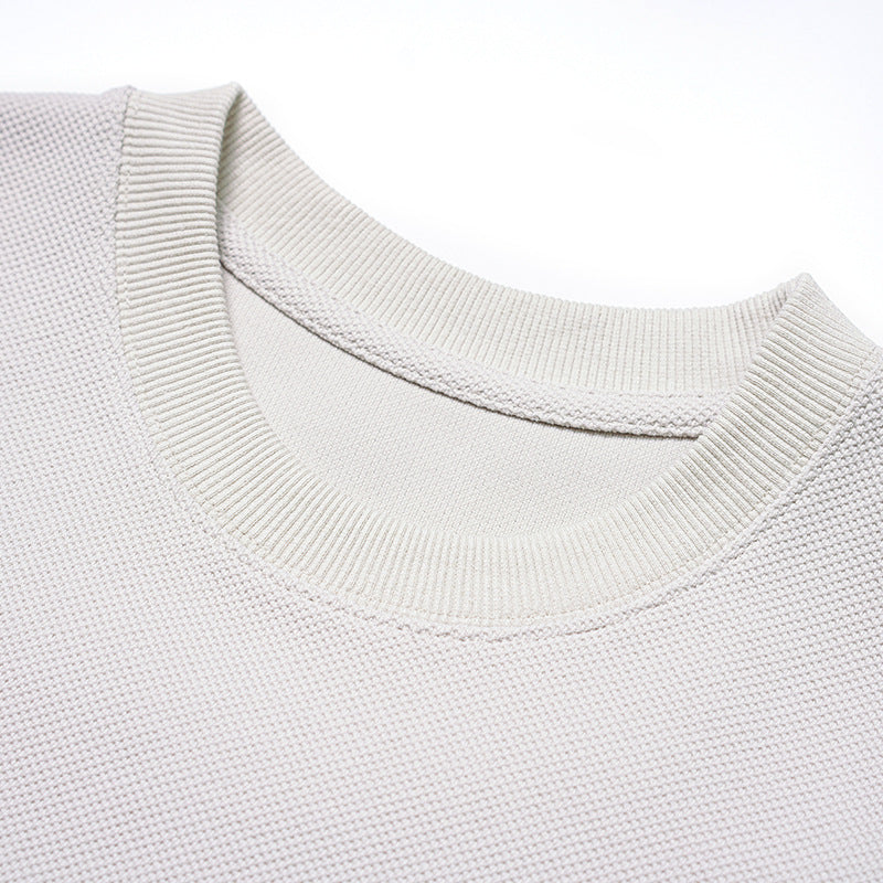 Embroidered pocket decoration for loose casual short sleeves