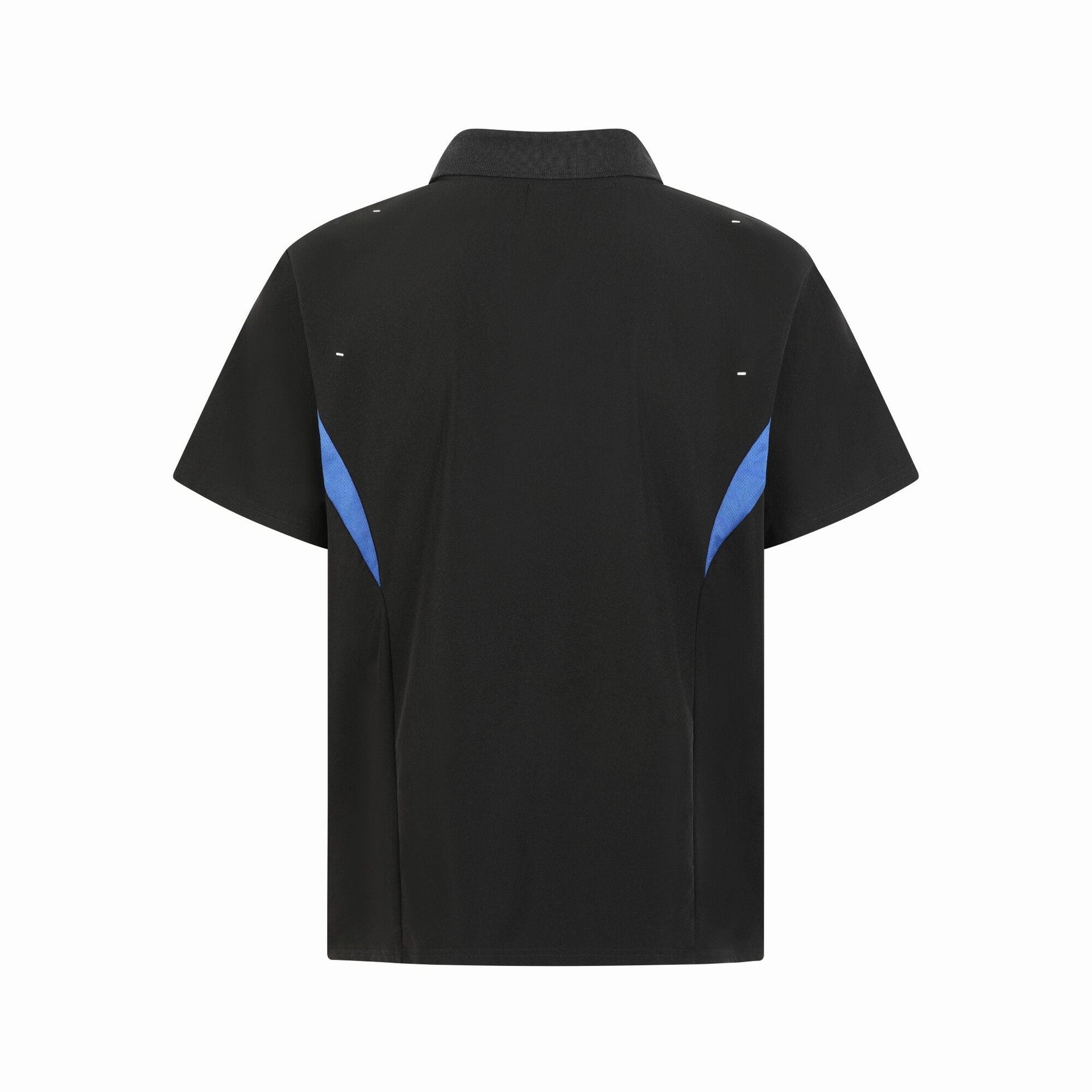 Color blocking structure jersey for men and women with short sleeves
