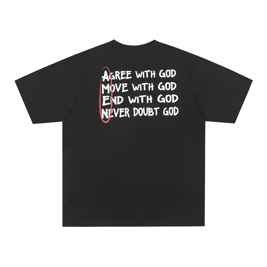 Retro Cute Spotted Dog Short Sleeve T-Shirt Men Oversize Casual Versatile Couple Top