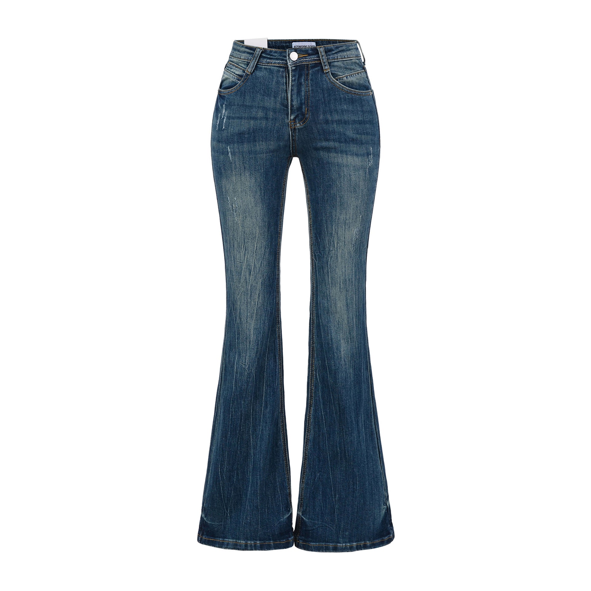 High waisted slim fit leg enhancing pants for children