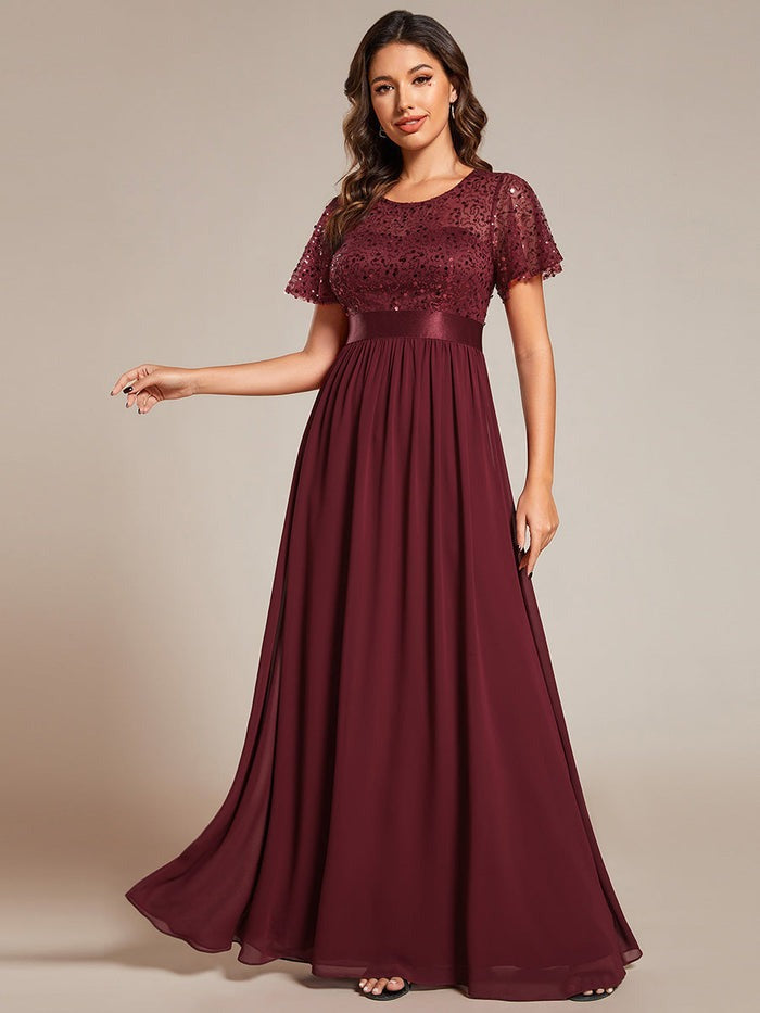 Long bead patchwork dress