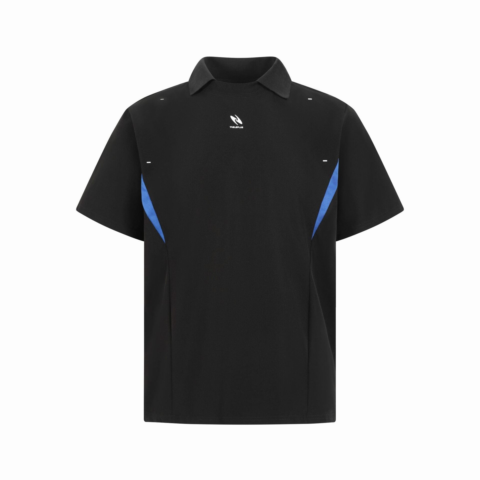 Color blocking structure jersey for men and women with short sleeves