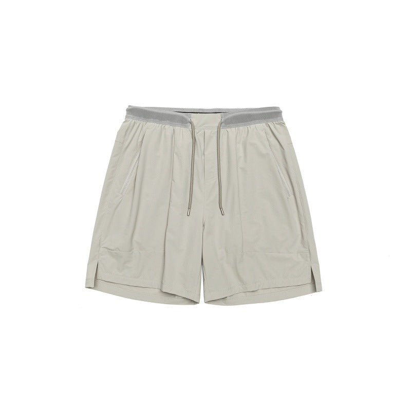 Sunscreen and splash proof large pocket loose sports drawstring shorts