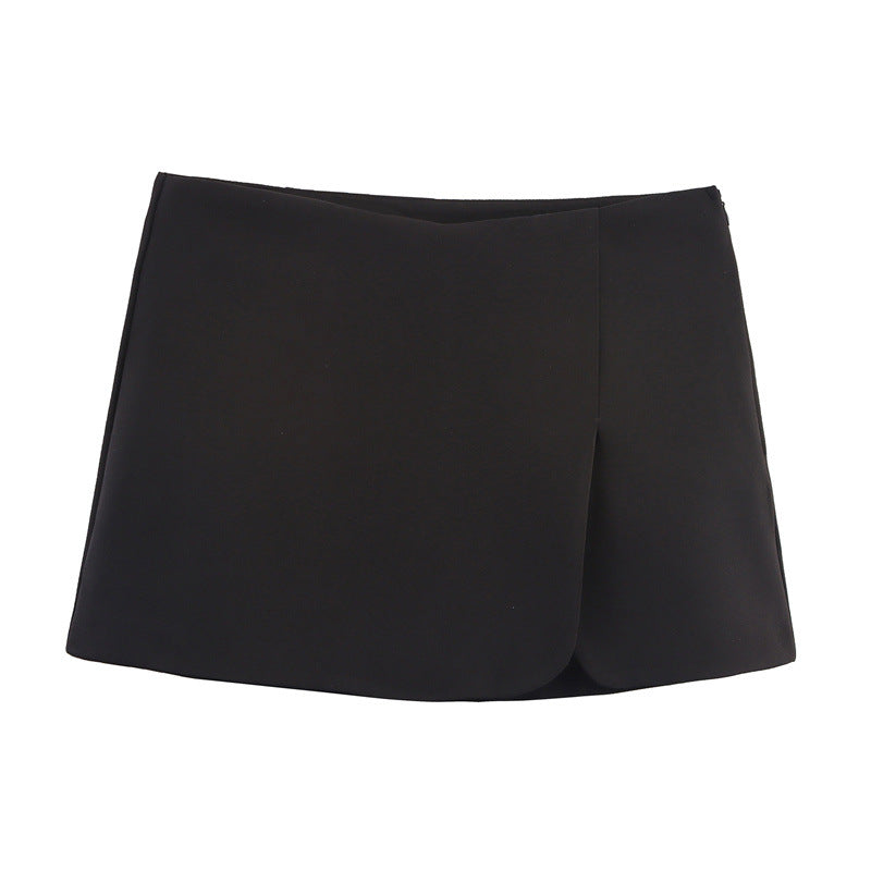 Style Women's Fashionable, Sexy, Versatile, Simple Slit Design Skirt Pants