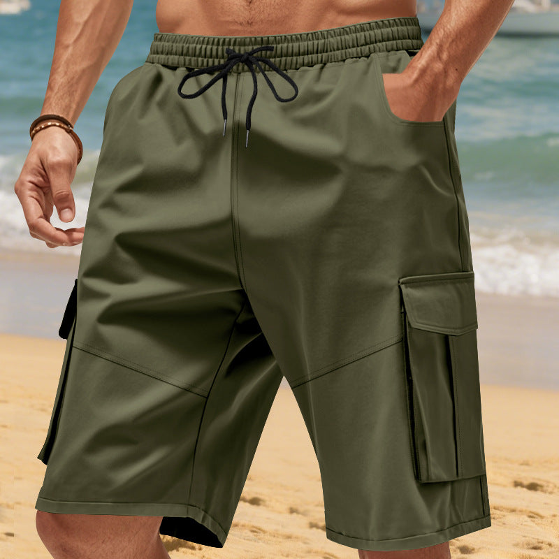 Men's multi pocket workwear shorts