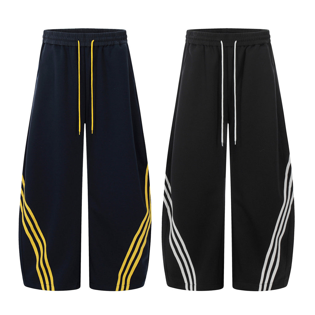 Sweatpants for Men and Women Street Style Loose Fit Wide Leg Casual Pants