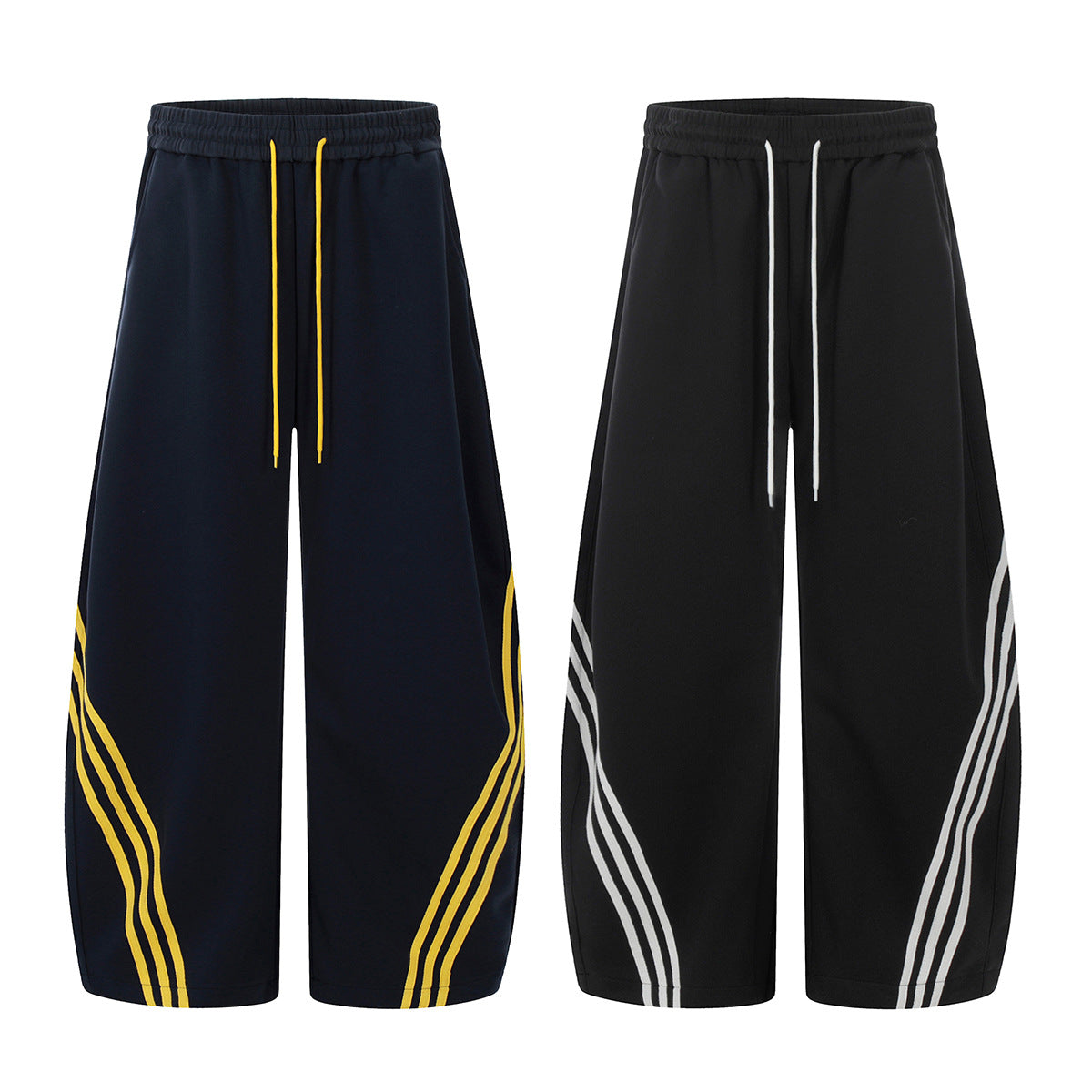 Sweatpants for Men and Women Street Style Loose Fit Wide Leg Casual Pants