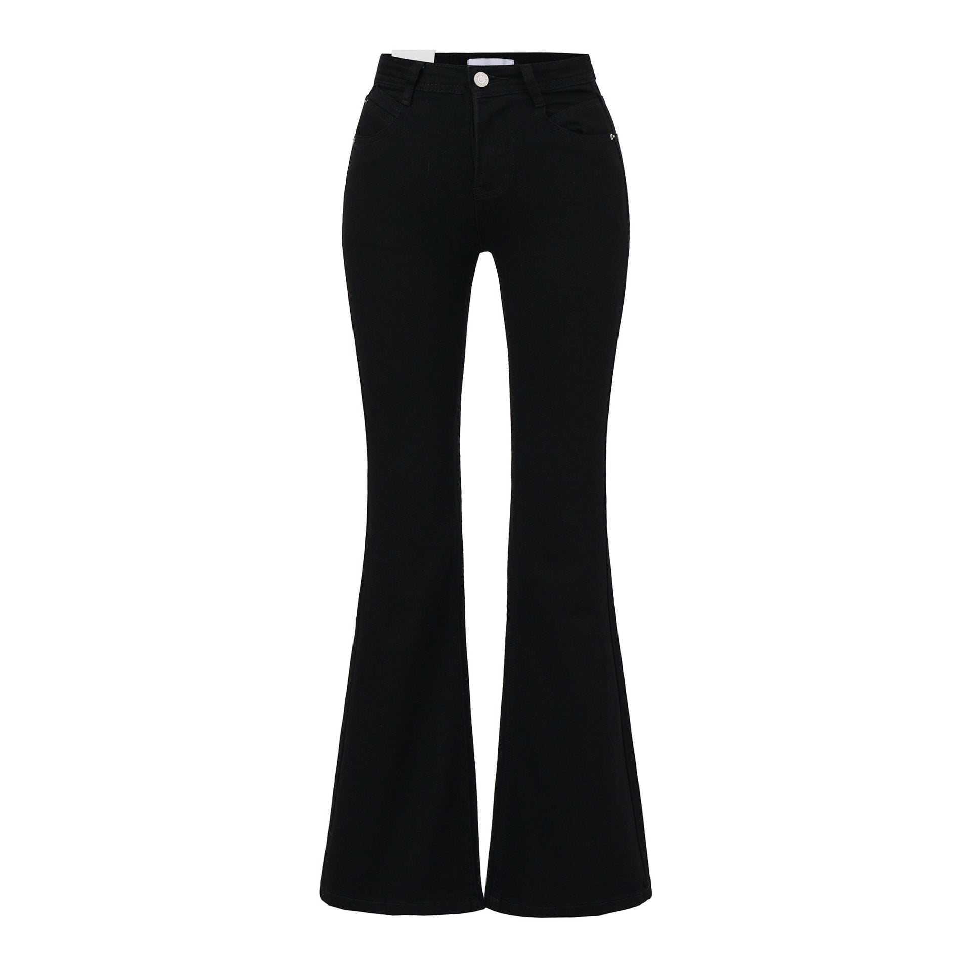 High waisted slim fit leg enhancing pants for children