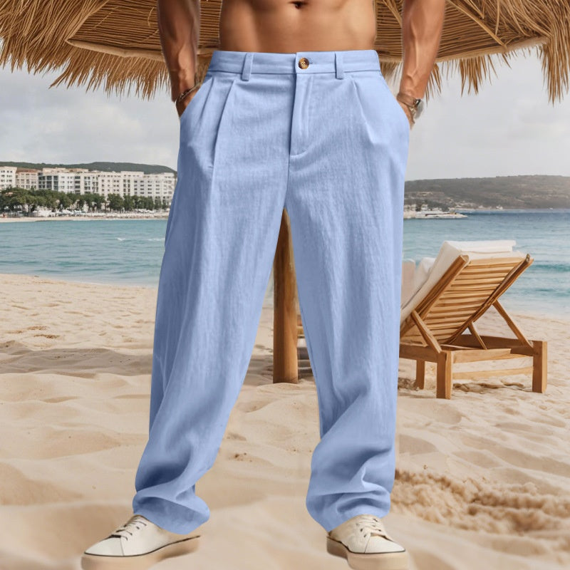 Loose business straight leg suit pants