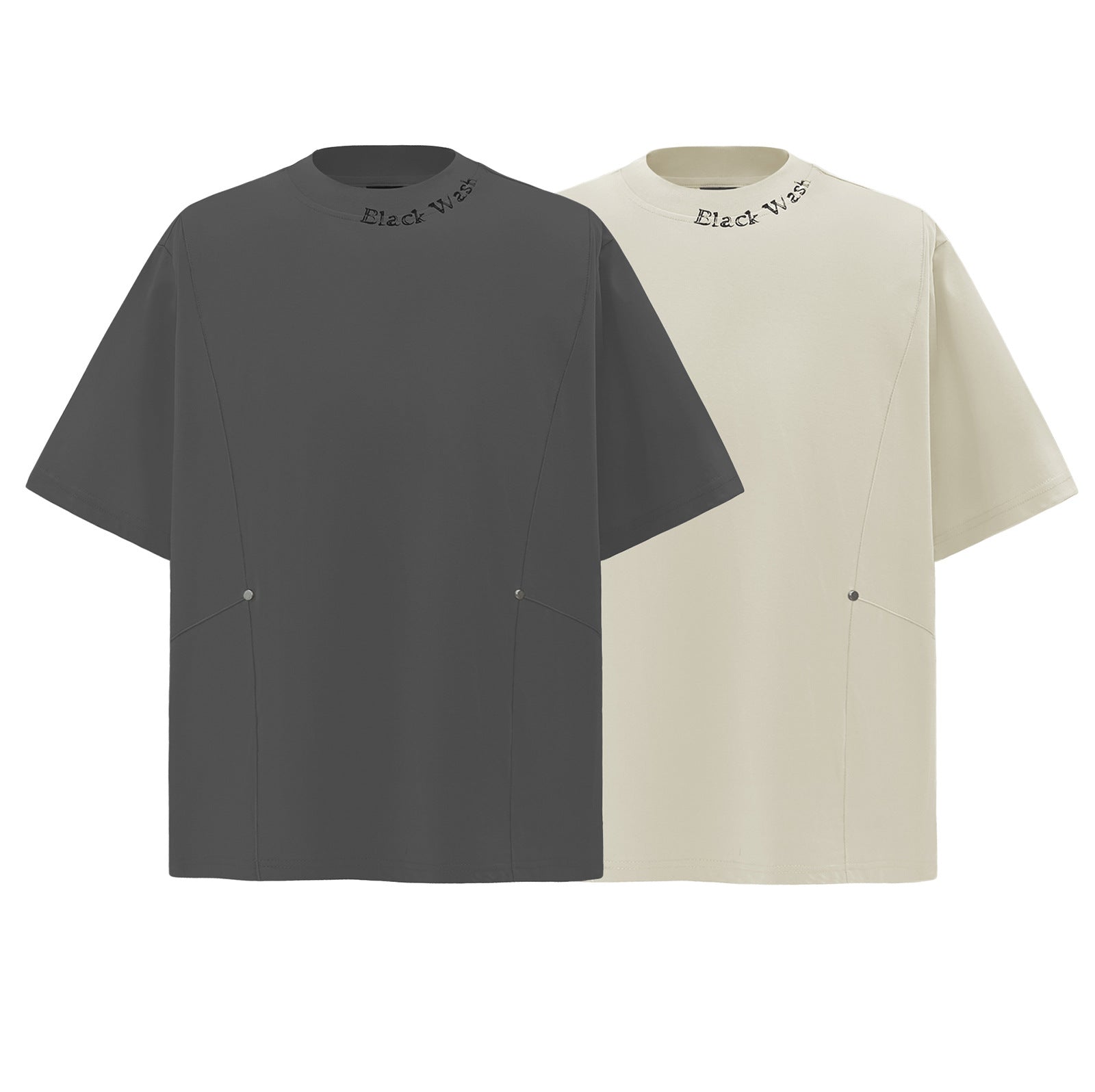 Letter printed short sleeved T-shirt top
