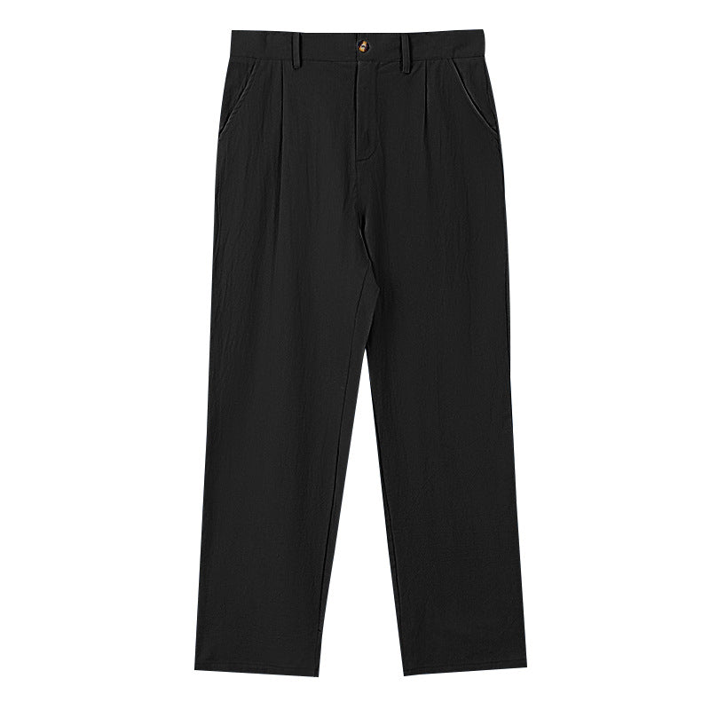 Loose business straight leg suit pants
