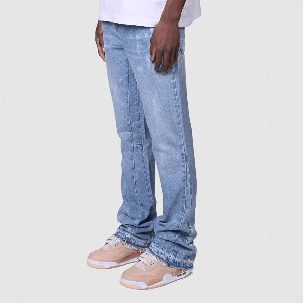 Men's Straight Jeans  Street Fashion Elastic Denim Straight Leg