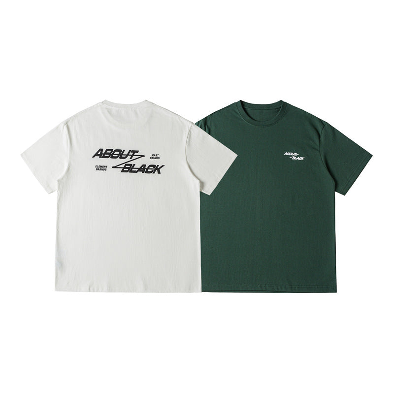 Casual T-shirt for men and women with short sleeves